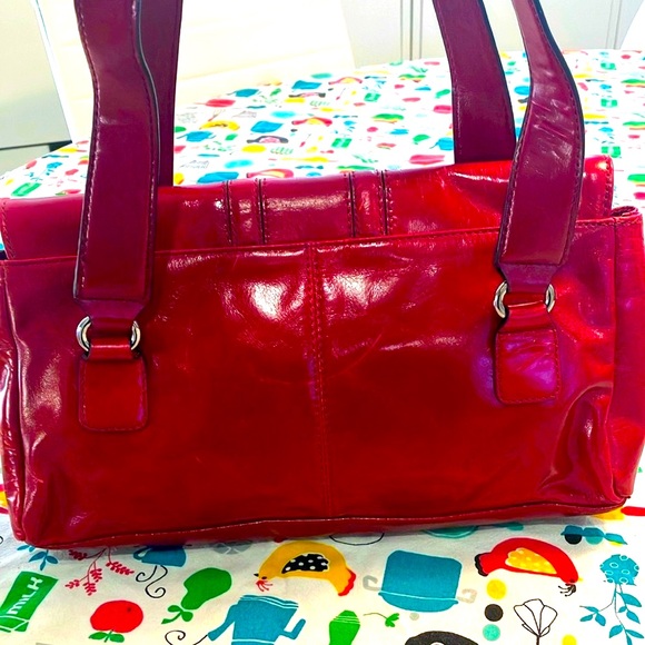 Stunning Red Leather Apt. 9 Bag - Picture 5 of 5